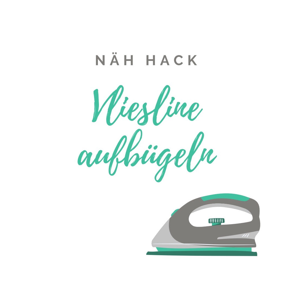 Näh Hack - Vliesline aufbügeln